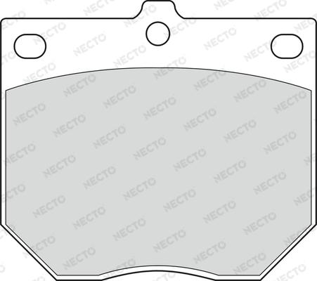 Necto FD805A - Kit pastiglie freno, Freno a disco autozon.pro