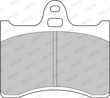 Necto FD816A - Kit pastiglie freno, Freno a disco autozon.pro