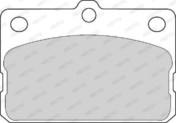 Necto FD812A - Kit pastiglie freno, Freno a disco autozon.pro