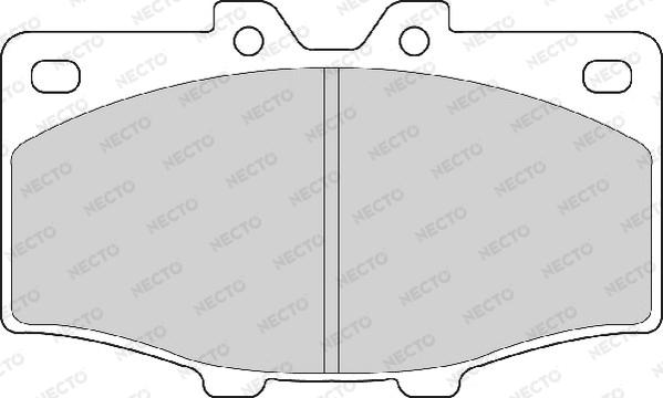 Necto FD882A - Kit pastiglie freno, Freno a disco autozon.pro