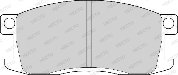 Necto FD834A - Kit pastiglie freno, Freno a disco autozon.pro