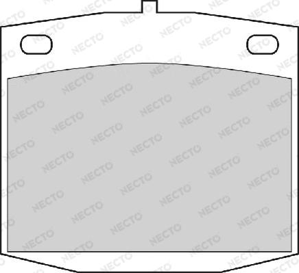 Necto FD837A - Kit pastiglie freno, Freno a disco autozon.pro