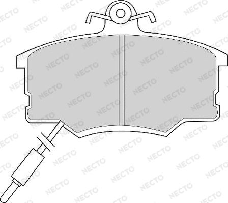 Necto FD2410A - Kit pastiglie freno, Freno a disco autozon.pro