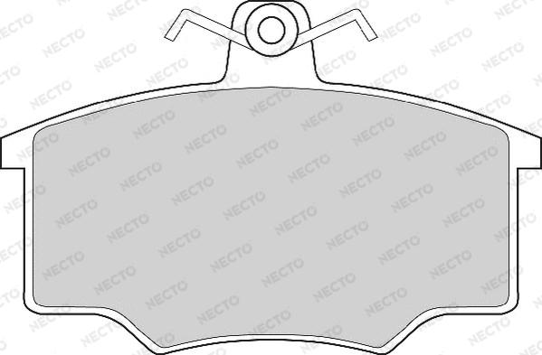 Necto FD267A - Kit pastiglie freno, Freno a disco autozon.pro