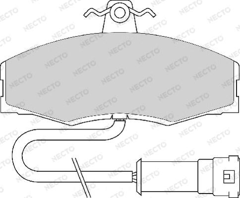 Necto FD215A - Kit pastiglie freno, Freno a disco autozon.pro