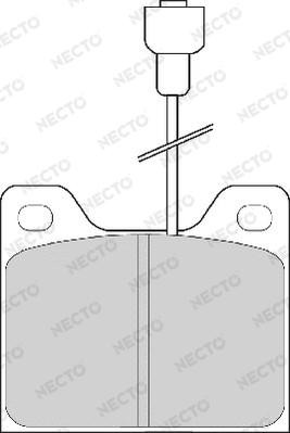 Necto FD223A - Kit pastiglie freno, Freno a disco autozon.pro