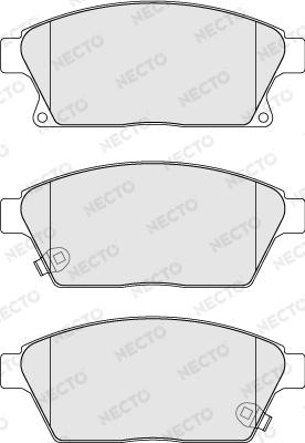 Necto FD7456A - Kit pastiglie freno, Freno a disco autozon.pro