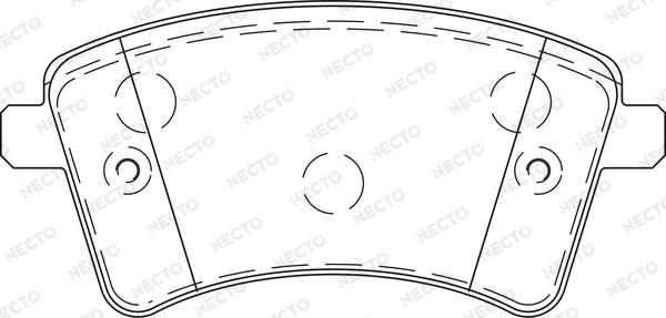 Necto FD7450A - Kit pastiglie freno, Freno a disco autozon.pro