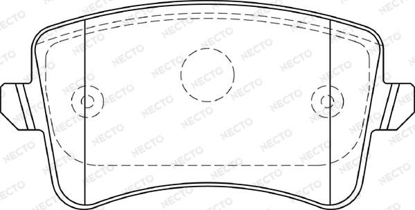 Necto FD7401A - Kit pastiglie freno, Freno a disco autozon.pro