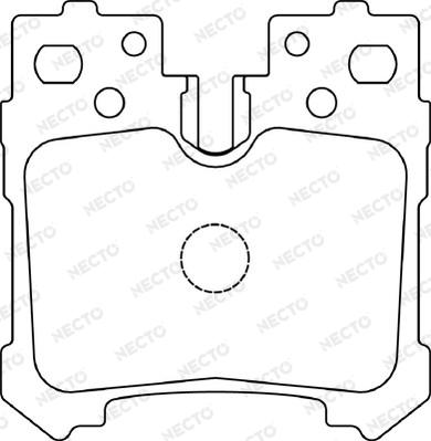 Necto FD7415A - Kit pastiglie freno, Freno a disco autozon.pro