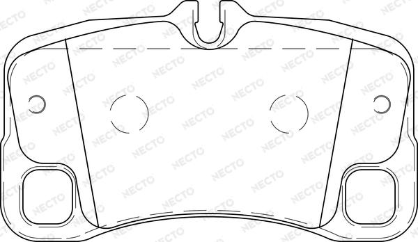 Necto FD7416A - Kit pastiglie freno, Freno a disco autozon.pro