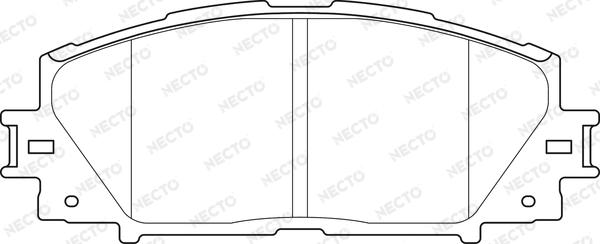 Necto FD7483A - Kit pastiglie freno, Freno a disco autozon.pro