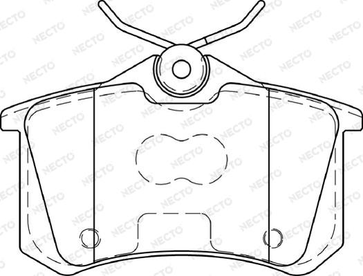 Akebono AN-4769K - Kit pastiglie freno, Freno a disco autozon.pro