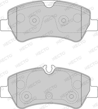 Necto FD7597V - Kit pastiglie freno, Freno a disco autozon.pro