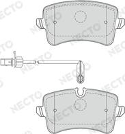 Necto FD7549A - Kit pastiglie freno, Freno a disco autozon.pro