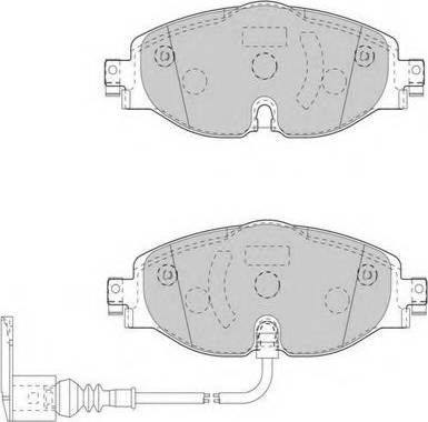 Necto FD7544A - Kit pastiglie freno, Freno a disco autozon.pro