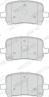 Necto FD7545A - Kit pastiglie freno, Freno a disco autozon.pro