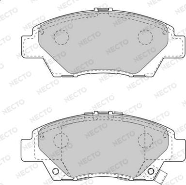 Necto FD7543A - Kit pastiglie freno, Freno a disco autozon.pro