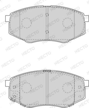 Necto FD7569A - Kit pastiglie freno, Freno a disco autozon.pro