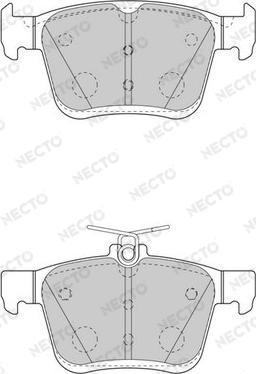 Necto FD7566A - Kit pastiglie freno, Freno a disco autozon.pro