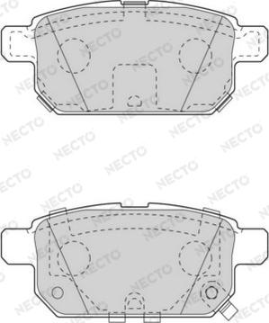 Necto FD7562A - Kit pastiglie freno, Freno a disco autozon.pro