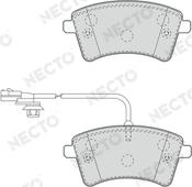 Necto FD7505A - Kit pastiglie freno, Freno a disco autozon.pro