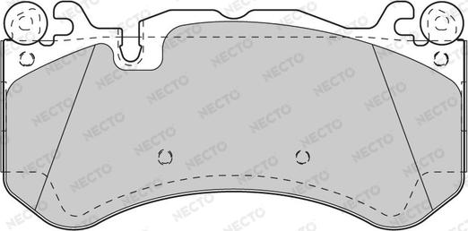 Necto FD7516A - Kit pastiglie freno, Freno a disco autozon.pro