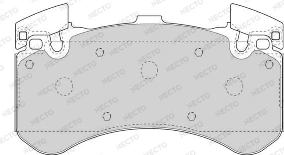 Necto FD7589A - Kit pastiglie freno, Freno a disco autozon.pro