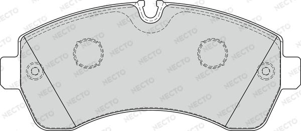 Necto FD7580V - Kit pastiglie freno, Freno a disco autozon.pro