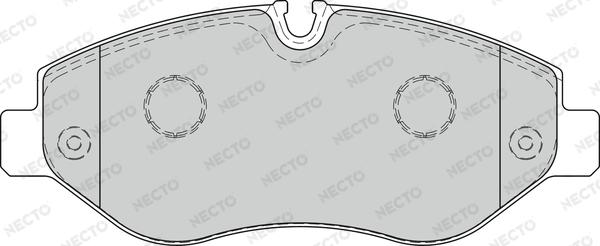 Necto FD7581V - Kit pastiglie freno, Freno a disco autozon.pro