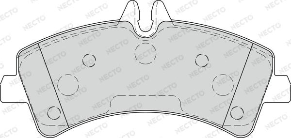 Necto FD7582V - Kit pastiglie freno, Freno a disco autozon.pro