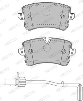 Necto FD7535A - Kit pastiglie freno, Freno a disco autozon.pro