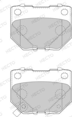 Necto FD7520A - Kit pastiglie freno, Freno a disco autozon.pro