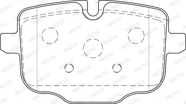 Necto FD7527A - Kit pastiglie freno, Freno a disco autozon.pro