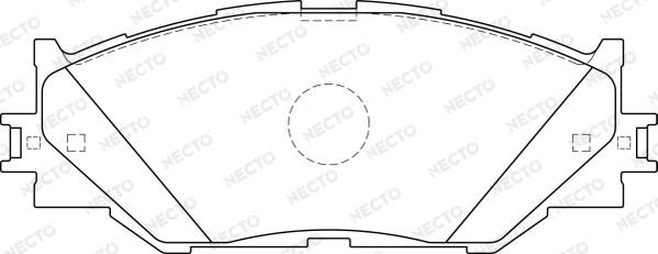 Necto FD7579A - Kit pastiglie freno, Freno a disco autozon.pro