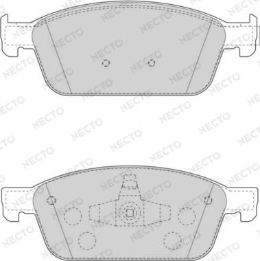 Necto FD7575A - Kit pastiglie freno, Freno a disco autozon.pro