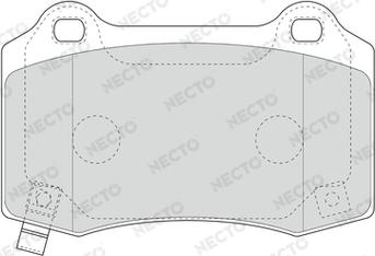 Necto FD7649A - Kit pastiglie freno, Freno a disco autozon.pro