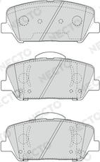 Necto FD7646A - Kit pastiglie freno, Freno a disco autozon.pro