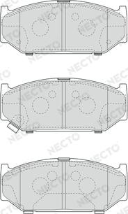 Necto FD7648A - Kit pastiglie freno, Freno a disco autozon.pro