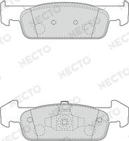 Necto FD7656A - Kit pastiglie freno, Freno a disco autozon.pro