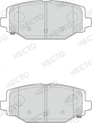 Necto FD7650A - Kit pastiglie freno, Freno a disco autozon.pro