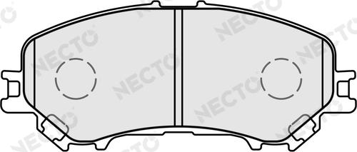 Necto FD7667A - Kit pastiglie freno, Freno a disco autozon.pro