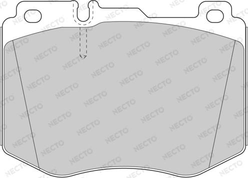 Necto FD7605A - Kit pastiglie freno, Freno a disco autozon.pro