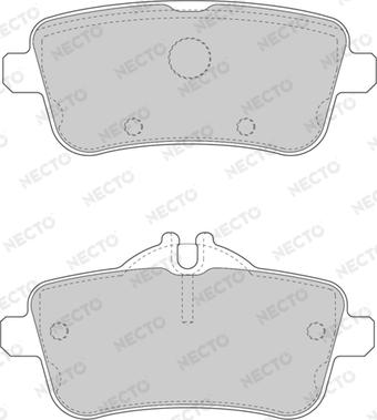 Necto FD7600A - Kit pastiglie freno, Freno a disco autozon.pro