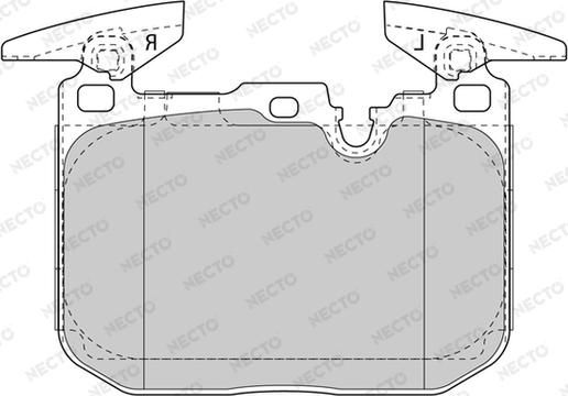 Necto FD7607A - Kit pastiglie freno, Freno a disco autozon.pro