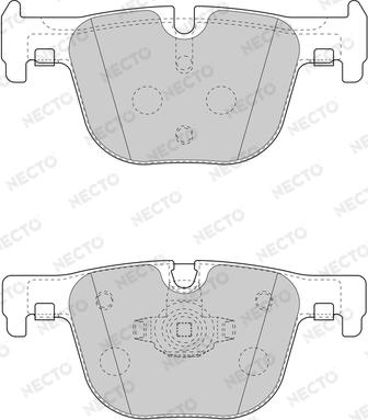 Necto FD7631A - Kit pastiglie freno, Freno a disco autozon.pro