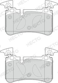 Necto FD7638A - Kit pastiglie freno, Freno a disco autozon.pro