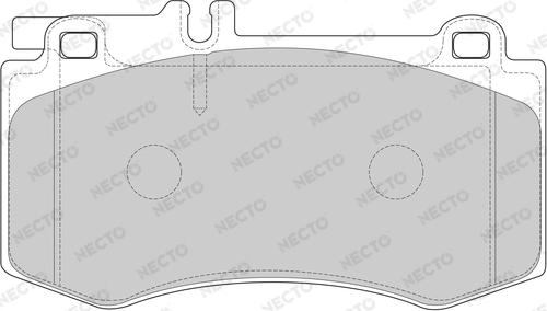 Necto FD7629A - Kit pastiglie freno, Freno a disco autozon.pro