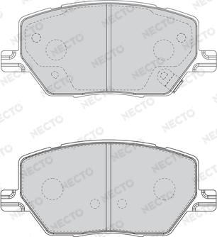 Necto FD7623A - Kit pastiglie freno, Freno a disco autozon.pro