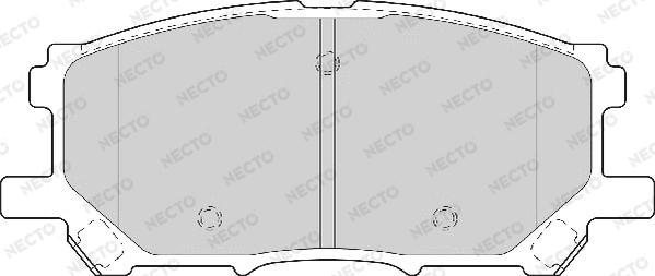 Necto FD7097A - Kit pastiglie freno, Freno a disco autozon.pro